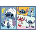 Puzzle 2x70 Ze Stitchem nie ma nudy - Disney Lilo and Stitch Trefl 34444 Trefl Puzzle