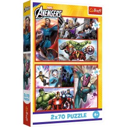 Puzzle - 2x70 - Zostań bohaterem Trefl 34439 Trefl Puzzle