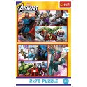 Puzzle - 2x70 - Zostań bohaterem Trefl 34439 Trefl Puzzle