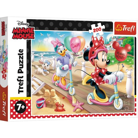 Puzzle - 200 - Minnie na plaży - Disney Minnie Trefl 13262 Trefl Puzzle Puzzle - 200 - Minnie na plaży - Disney Minnie Trefl 13262 Trefl Puzzle