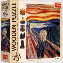 Puzzle - 200 Puzzle Drewniane - Krzyk - Trefl 20252 Trefl Puzzle
