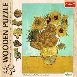 Puzzle - 200 Puzzle Drewniane - Słoneczniki Trefl 20249 Trefl Puzzle