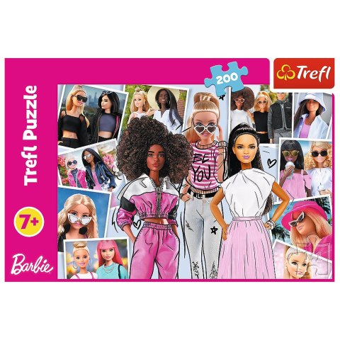 Puzzle - "200" - W świecie Barbie Trefl 13301 Trefl Puzzle Puzzle - "200" - W świecie Barbie Trefl 13301 Trefl Puzzle