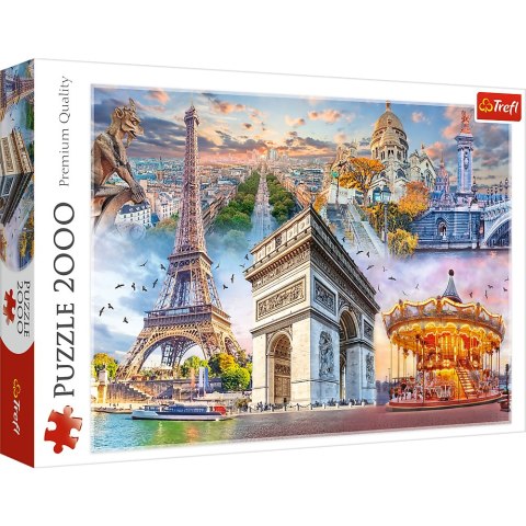 Puzzle - 2000 - Weekend w Paryżu 27125 Trefl Puzzle Puzzle - 2000 - Weekend w Paryżu 27125 Trefl Puzzle