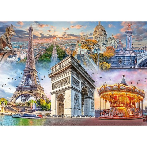 Puzzle - 2000 - Weekend w Paryżu 27125 Trefl Puzzle Puzzle - 2000 - Weekend w Paryżu 27125 Trefl Puzzle