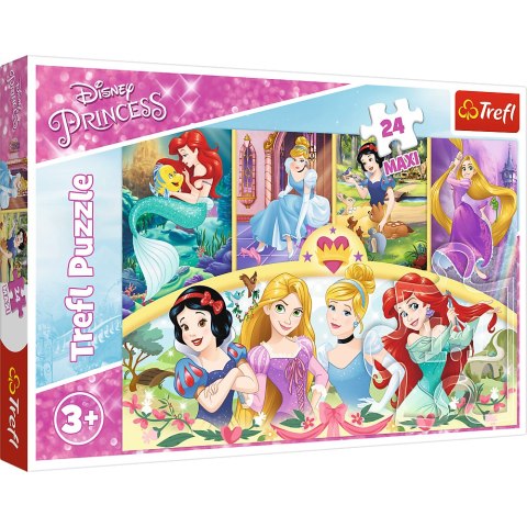 Puzzle - 24 Maxi - Magia wspomnień - Disney Princess 14294 Trefl Puzzle