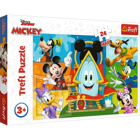 Puzzle - "24 Maxi" - Myszka Miki i przyjaciele Trefl 14351 Trefl Puzzle Puzzle - "24 Maxi" - Myszka Miki i przyjaciele Trefl 14351 Trefl Puzzle