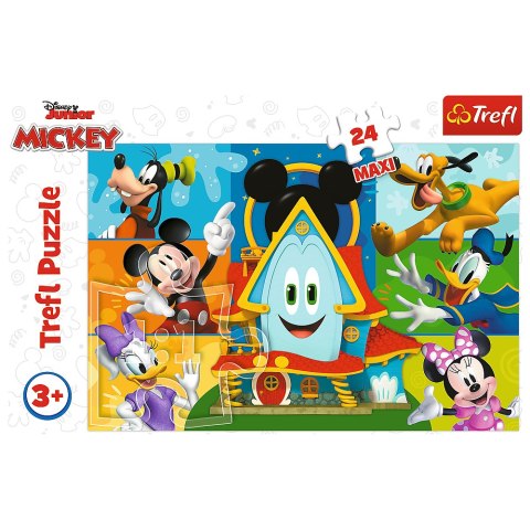 Puzzle - "24 Maxi" - Myszka Miki i przyjaciele Trefl 14351 Trefl Puzzle Puzzle - "24 Maxi" - Myszka Miki i przyjaciele Trefl 14351 Trefl Puzzle