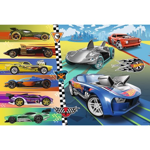 Puzzle - 24 Maxi - Szybkie Hot Wheels - Mattel Hot Wheels 14362 Trefl Puzzle Puzzle - 24 Maxi - Szybkie Hot Wheels - Mattel Hot Wheels 14362 Trefl Puzzle