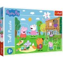 Puzzle - 24 Maxi - Zabawy na polanie - Peppa Pig 14342 Trefl Puzzle