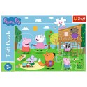 Puzzle - 24 Maxi - Zabawy na polanie - Peppa Pig 14342 Trefl Puzzle