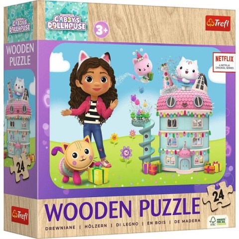 Puzzle - "24 Puzzle Drewniane" - Wesoła Gabby i przyjaciele Trefl 20268 Trefl Puzzle Puzzle - "24 Puzzle Drewniane" - Wesoła Gabby i przyjaciele Trefl 20268 Trefl Puzzle