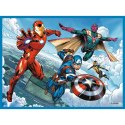 Puzzle - 2w1 + memos Bohaterowie w akcji Marvel The Avengers Trefl 93333 Trefl Puzzle