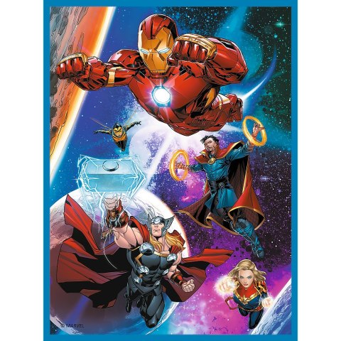 Puzzle - 2w1 + memos Bohaterowie w akcji Marvel The Avengers Trefl 93333 Trefl Puzzle Puzzle - 2w1 + memos Bohaterowie w akcji Marvel The Avengers Trefl 93333 Trefl Puzzle
