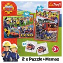 Puzzle - 2w1 + memos - Drużyna Strażaka Sama Trefl 93334 Trefl Puzzle