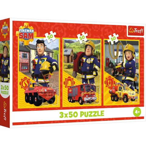Puzzle - 3x50 - Ekipa z remizy Strażak Sam Trefl 34880 Trefl Puzzle Puzzle - 3x50 - Ekipa z remizy Strażak Sam Trefl 34880 Trefl Puzzle