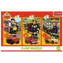 Puzzle - 3x50 - Ekipa z remizy Strażak Sam Trefl 34880 Trefl Puzzle