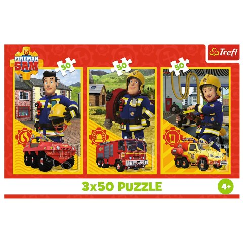 Puzzle - 3x50 - Ekipa z remizy Strażak Sam Trefl 34880 Trefl Puzzle Puzzle - 3x50 - Ekipa z remizy Strażak Sam Trefl 34880 Trefl Puzzle