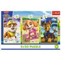 Puzzle - 3x50 - Nasze pieski Trefl 34878 Trefl Puzzle