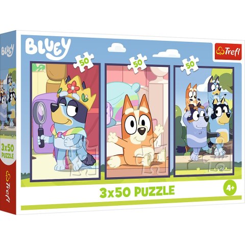 Puzzle - 3x50 - Rodzina Bluey Trefl 34890 Trefl Puzzle Puzzle - 3x50 - Rodzina Bluey Trefl 34890 Trefl Puzzle