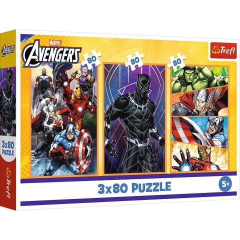 Puzzle - 3x80 - Dni pełne akcji - Disney Marvel The Avengers Trefl 34883 Trefl Puzzle Puzzle - 3x80 - Dni pełne akcji - Disney Marvel The Avengers Trefl 34883 Trefl Puzzle