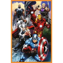 Puzzle - 3x80 - Dni pełne akcji - Disney Marvel The Avengers Trefl 34883 Trefl Puzzle