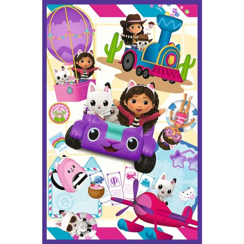 Puzzle 3x80 - Kolorowe dni Gabby Trefl 34882 Trefl Puzzle Puzzle 3x80 - Kolorowe dni Gabby Trefl 34882 Trefl Puzzle