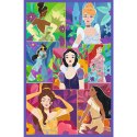 Puzzle - 3x80 - Księżniczki przyjaciółki - Disney Princess Trefl 34884 Trefl Puzzle