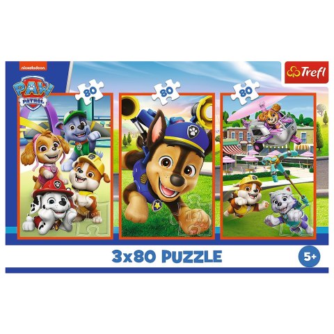 Puzzle - 3x80 - Psia zgraja Psi Patrol Trefl 34886 Trefl Puzzle Puzzle - 3x80 - Psia zgraja Psi Patrol Trefl 34886 Trefl Puzzle
