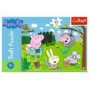 Puzzle - 30 - Leśna wyprawa - Peppa Pig Trefl 18245 Trefl Puzzle