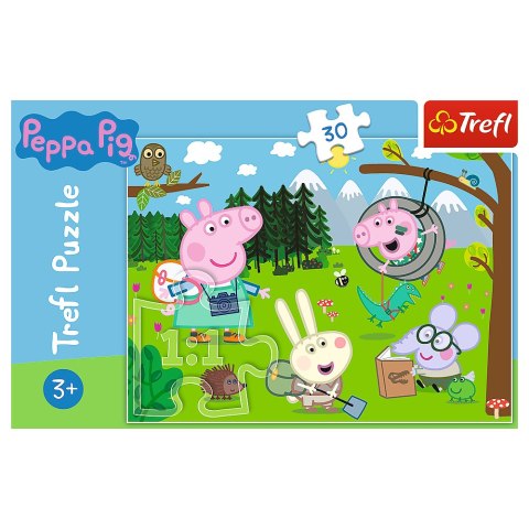 Puzzle - 30 - Leśna wyprawa - Peppa Pig Trefl 18245 Trefl Puzzle Puzzle - 30 - Leśna wyprawa - Peppa Pig Trefl 18245 Trefl Puzzle