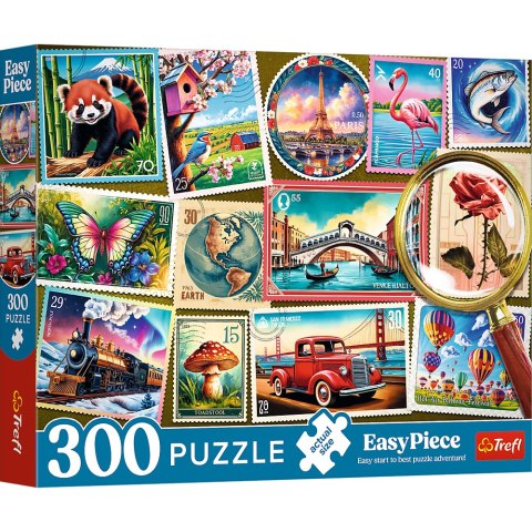 Puzzle - 300 EasyPiece - Znaczki pocztowe Trefl 23100 Trefl Puzzle Puzzle - 300 EasyPiece - Znaczki pocztowe Trefl 23100 Trefl Puzzle