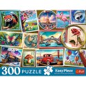 Puzzle - 300 EasyPiece - Znaczki pocztowe Trefl 23100 Trefl Puzzle
