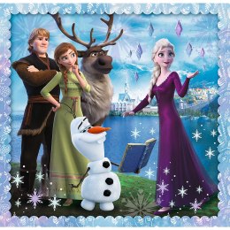 Puzzle 3w1 Kraina Lodu Magiczna opowieść Trefl 34853 Trefl Puzzle