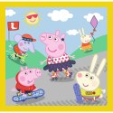 Puzzle - 3w1 - Wesoły dzień Peppy - Peppa Pig Trefl 34849 Trefl Puzzle