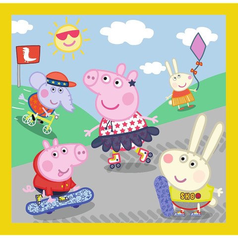 Puzzle - 3w1 - Wesoły dzień Peppy - Peppa Pig Trefl 34849 Trefl Puzzle Puzzle - 3w1 - Wesoły dzień Peppy - Peppa Pig Trefl 34849 Trefl Puzzle