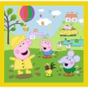 Puzzle - 3w1 - Wesoły dzień Peppy - Peppa Pig Trefl 34849 Trefl Puzzle
