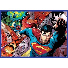 Puzzle - 4x250 - Odwaga Supermana - Warner Superman Trefl 13340 Trefl Puzzle