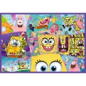 Puzzle - 4x250 - Szalony świat Sponge Boba Trefl 13342 Trefl Puzzle