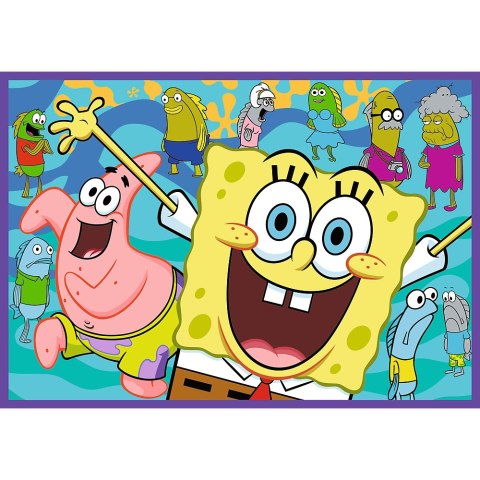 Puzzle - 4x250 - Szalony świat Sponge Boba Trefl 13342 Trefl Puzzle Puzzle - 4x250 - Szalony świat Sponge Boba Trefl 13342 Trefl Puzzle