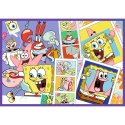 Puzzle - 4x250 - Szalony świat Sponge Boba Trefl 13342 Trefl Puzzle