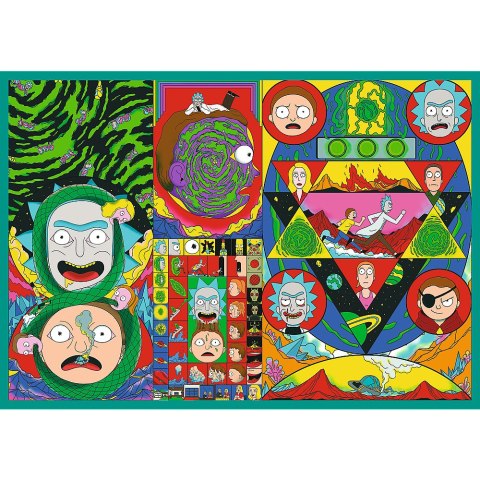 Puzzle - 4x250 - Zakręcony świat Ricka i Morty'ego - Warner Rick and Morty Trefl 13338 Trefl Puzzle Puzzle - 4x250 - Zakręcony świat Ricka i Morty'ego - Warner Rick and Morty Trefl 13338 Trefl Puzzle