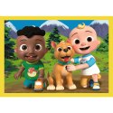 Puzzle - "4w1 (12, 15, 20, 24)" - Cocomelon, Poznaj bohaterów Trefl 34647 Trefl Puzzle