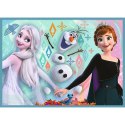 Puzzle - 4w1 (12, 15, 20, 24) - Niezwykły świat Frozen - Trefl 34381 Trefl Puzzle
