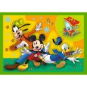 Puzzle - "4w1 (12, 15, 20, 24)" - Wśród przyjaciół Myszka Miki Trefl 34616 Trefl Puzzle