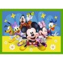 Puzzle - "4w1 (12, 15, 20, 24)" - Wśród przyjaciół Myszka Miki Trefl 34616 Trefl Puzzle