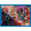 Puzzle - "4w1" - Odważni Avengersi Trefl 34386 Trefl Puzzle