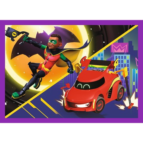 Puzzle - 4w1 - Poznaj Batwheels - Warner Batwheels 34658 Trefl Puzzle Puzzle - 4w1 - Poznaj Batwheels - Warner Batwheels 34658 Trefl Puzzle