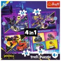 Puzzle - 4w1 - Poznaj Batwheels - Warner Batwheels 34658 Trefl Puzzle