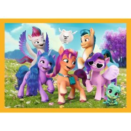 Puzzle - 4w1 - Poznaj kucyki Pony My Little Pony Trefl 34624 Trefl Puzzle